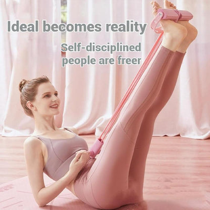 Multifunction Pedal Resistance Trainer with 6 Tubes – Stronger Resistance for Effective Training, Portable Foot Pedal Exerciser for Full-Body Home Workout, Stretching & Fitness Training